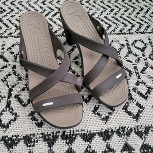 Crocs Cyprus IV Heels Size W10